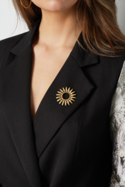 Broche sun perfect - Goud kleur