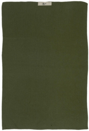 Towel Mynte dark green knitted