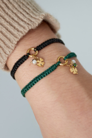 Charm party armband - groen