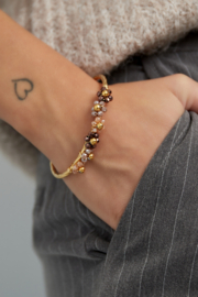 Bloom Bangle armband - bruin