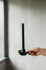 CANDLE HOLDER BLACK