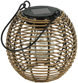 Hanglamp solar LED Eliya S naturel