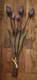 Tulpen boeket paars