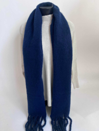 Sjaal  100% Viscose donker blauw