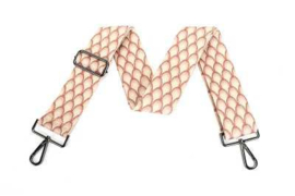 Soft pink snake schouderband
