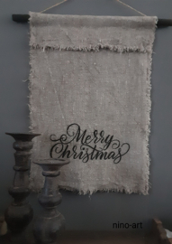 Medium Wanddoek Merry Christmas