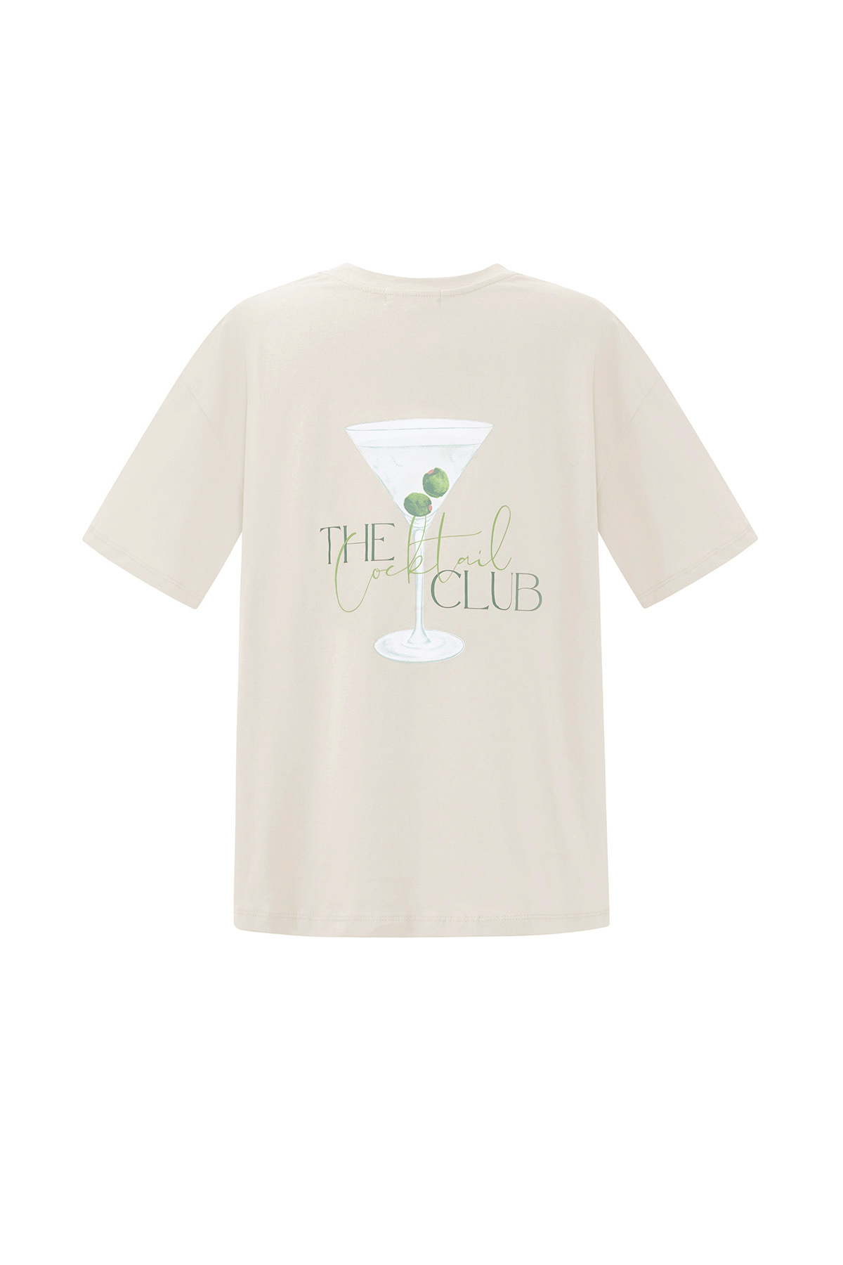 T-shirt The Cocktail Club Tan