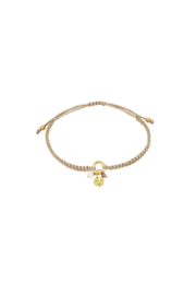 Charm party armband - beige