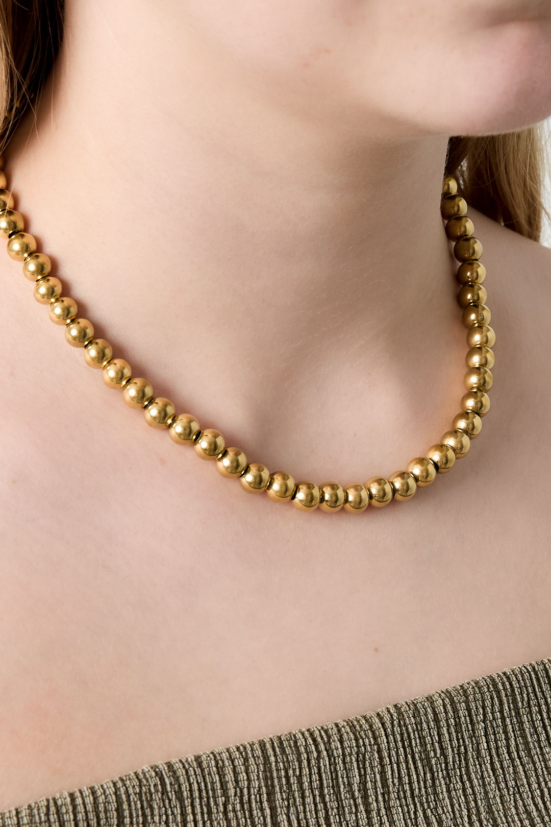 Holle kralenketting - 8 mm