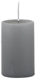 Pillar candle dark grey