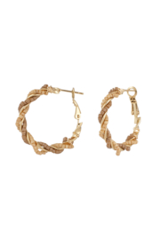Oorbellen mess around - beige