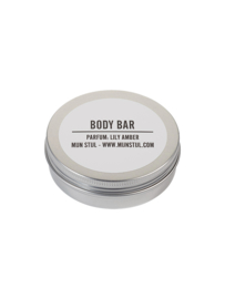 Blikje met Body bar rond 70 gram