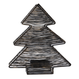 Xmas Bibi black iron wire tree stormlight open S