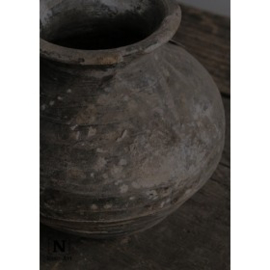 Kaart houten pot