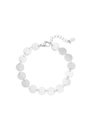 Linked circles armband - Zilver kleur