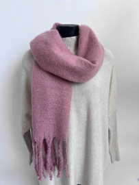 Sjaal  100% Viscose Roze