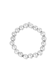 Armband medium bold type - Zilver kleur