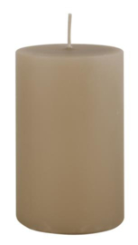 Pillar candle light brown