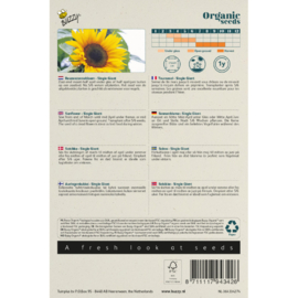 Helianthus annuus Giant, Zonnebloem Biologisch