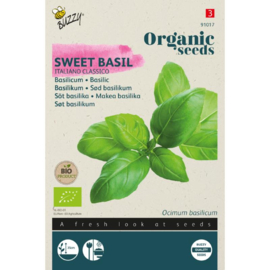 Basilicum 'Italiano Classico', Ocimum basilicum Biologisch