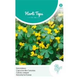 Tropaeolum peregrinum, Oost Indische Kers Kanariekers
