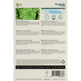 Pluksla 'Salad Bowl', Lactuca sativa Biologisch