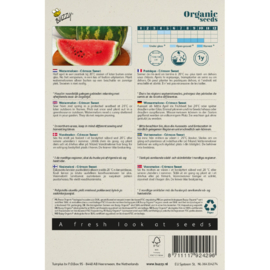 Watermeloen 'Crimson Sweet', Citrullus lanatus Biologisch