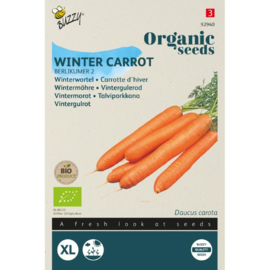 Winterwortel 'Berlikumer 2', Daucus carota Biologisch
