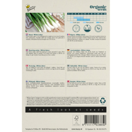 Bosui 'White Lisbon', Allium cepa Biologisch