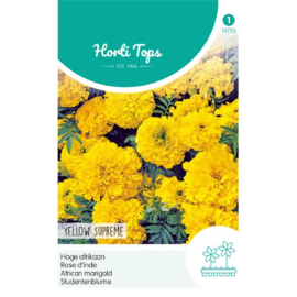 Tagetes Erecta 'Yellow Supreme' Hoge Afrikaan