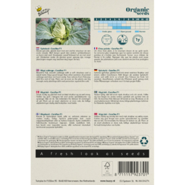 Spitskool 'Caraflex F1', Brassica oloeracea var. alba Biologisch