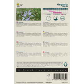 Rozemarijn, Rosmarinus officinalis Biologisch