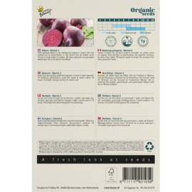 Biet rode 'Kogel 2', Beta vulgaris var. rubra Biologisch
