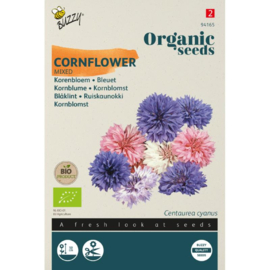 Centaurea cyanus Mixed Dubble Flower, Korenbloem Biologisch