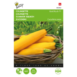 Courgette geel 'Gold Rush F1', Cucurbita pepo