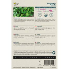 Bladkoriander, Coriandrum sativum Biologisch