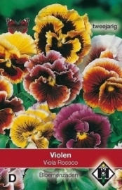 Viola x wittrockiana 'Rococo', Viooltje tweejarig