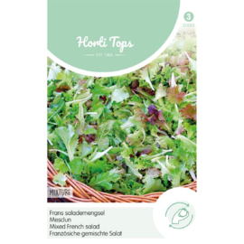 Mesclun snijsla Frans Salademengsel, Mix van sla rucola en radicchio