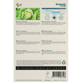 Kropsla 'Meikoningin', Lactuca sativa Biologisch