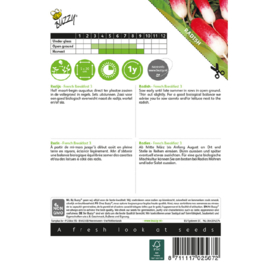 Radijs 'French Breakfast 3', Raphanus sativus