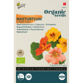 Tropaeolum majus, Oost Indische kers rankend Biologisch