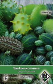 Sierkomkommer deco fruits mix (voorlopig niet leverbaar)