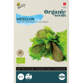 Mesclun Aziatisch snijsla Biologisch