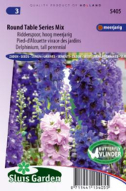 Delphinium x cultorum Round Table Series Mix, Ridderspoor