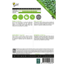 Tuinkers grootbladerig - Lepidium sativum Biologisch