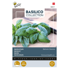 Basilicum 'Genovese' of 'Italiano Classico', Ocimum basilicum