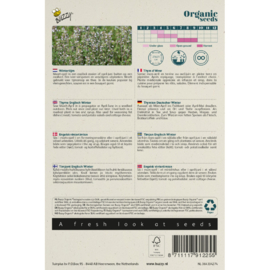 Wintertijm, Thymus vulgaris Biologisch