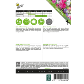 Lathyrus odoratus 'Bijou', Siererwt Dwerg