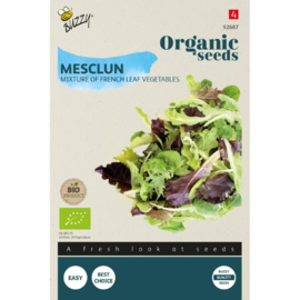 Mesclun snijsla Frans Salademengsel, Mix van sla rucola en radicchio Biologisch