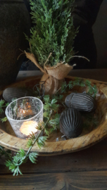 Houten kerstbal 3